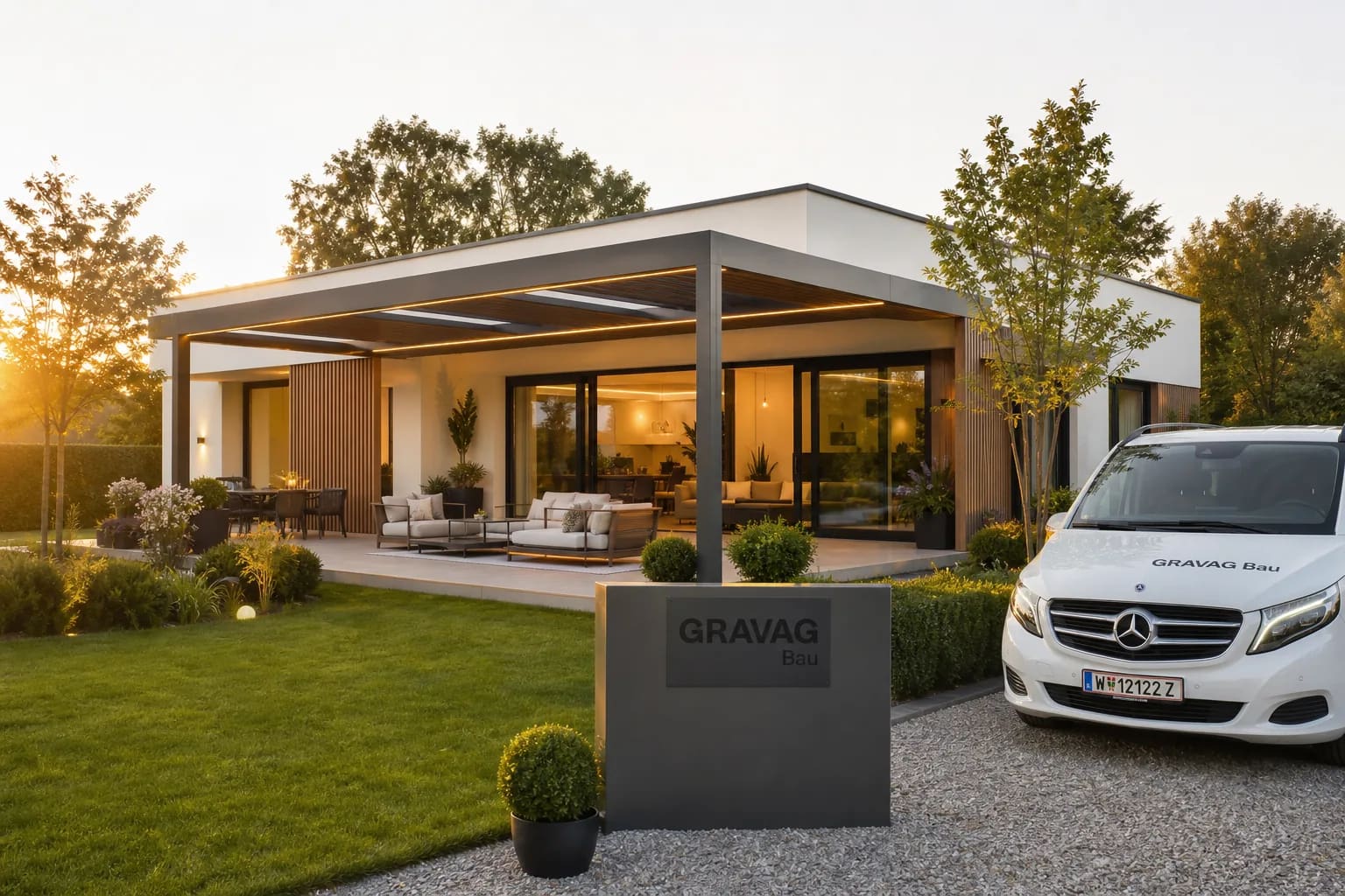 Bungalow mit Pergola – Liesing