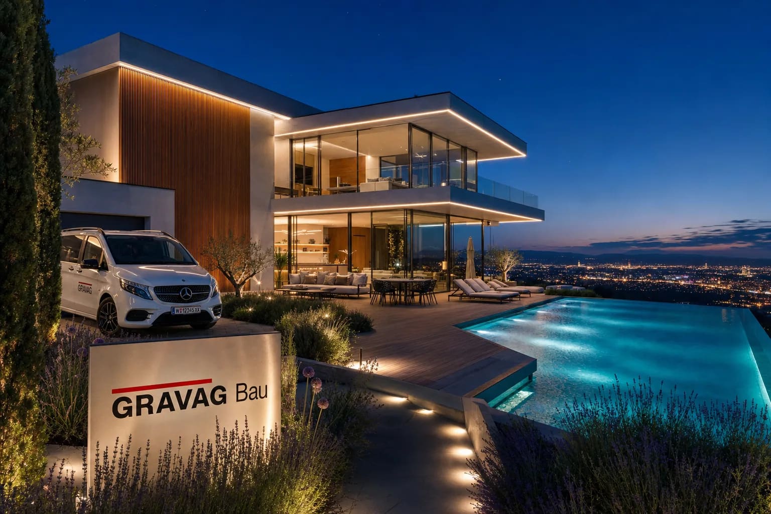 Luxusvilla mit Pool – Wien Döbling
